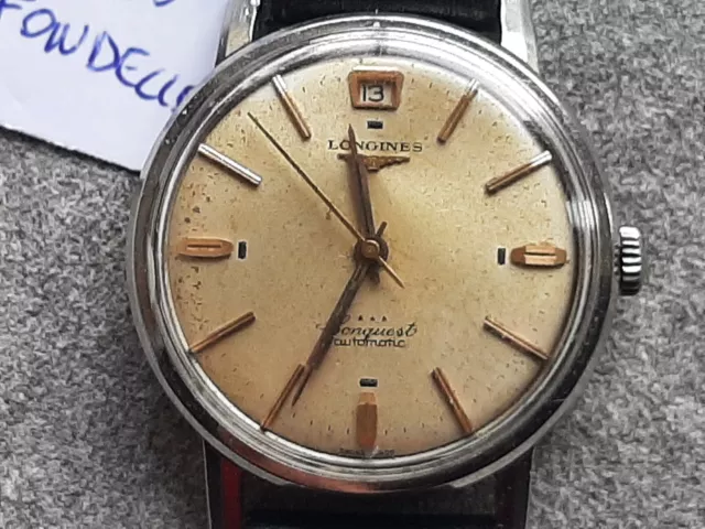 Longines conquest automatico in oro 18 kt anni 60 clearance