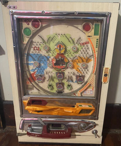 Vintage Newgin Pachinko Machine Pinball Japan Home Use Plane Themed