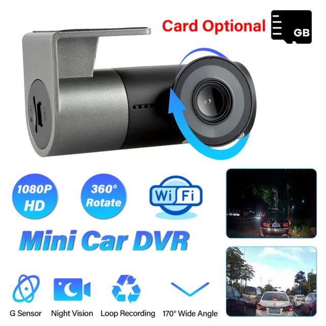 Dash Cam Pro WiFi Camera Car Recorder DVR 1080P Night Vision Hidden Camcorder US