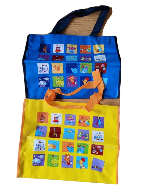 Einkaufstasche Taschen-Set, 2 Stück JAKO-O Tiere bunt Kinder Familie Schwimmbad