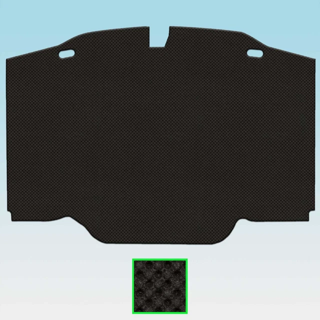 Alfombrilla De Aislamiento Acústico Para Capó De Mercedes-Benz R129 SL - Autoadhesiva, Color Negro, Fabricada En Alemania