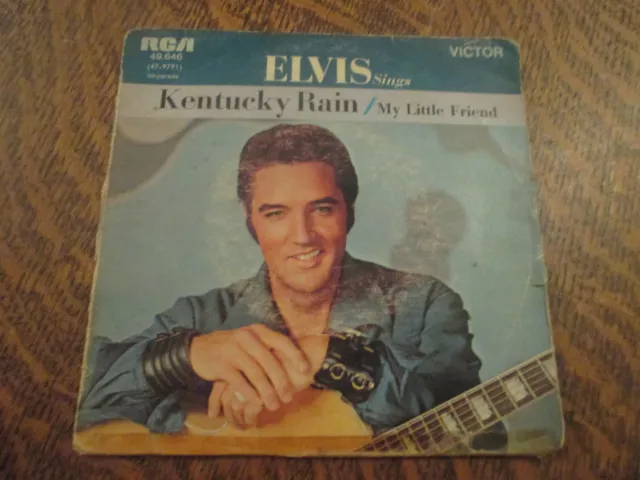 RARE 45 tours elvis presley sings kentucky rain