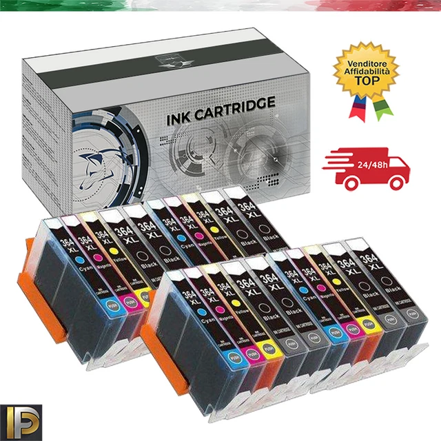 20 cartucce 364XL con CHIP per HP Photosmart B109 Deskjet 3070 3070A D5445 3520