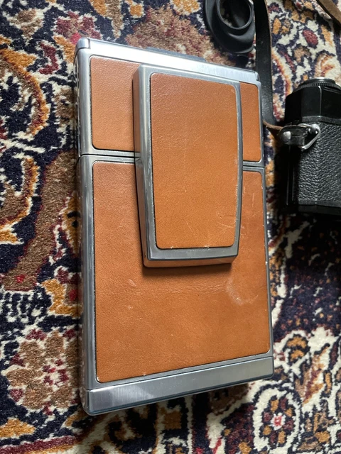 Polaroid SX-70 Land Camera Alpha 1 mit original Ledertasche (B)
