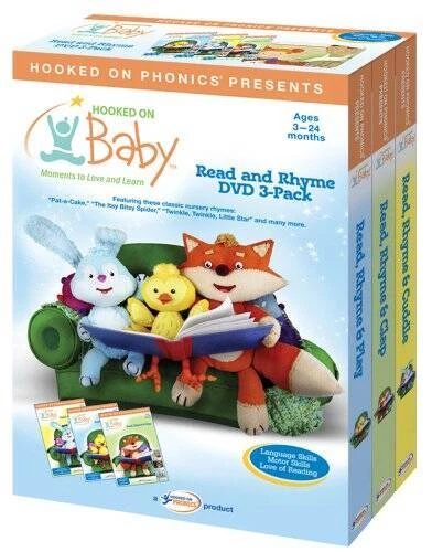 HOOKED ON BABY Read Rhyme & Cuddle New DVD Hooked On Phonics