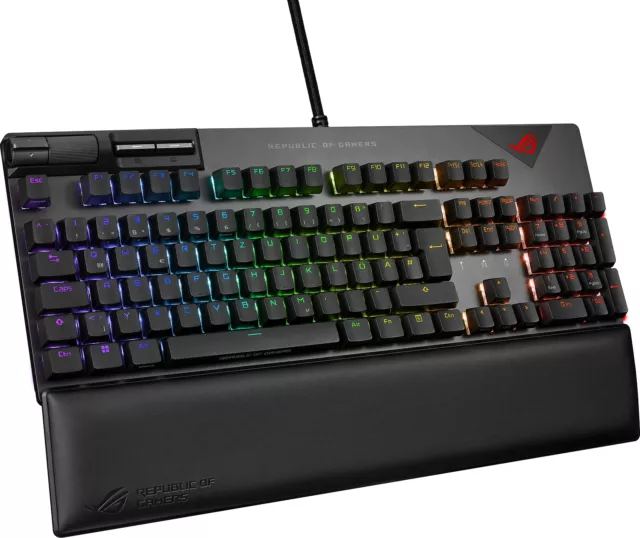 ASUS ROG Strix Flare II clavier USB QWERTY Italy Noir, Gris
