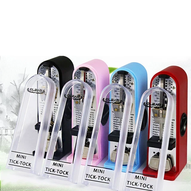 Durable Mechanical Metronome 11Cm Metal&Plastic Mini Portable Metronome