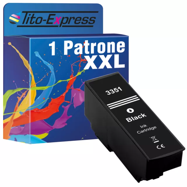 Patrone PlatinumSerie Black für Epson Expression XP-530 XP-540 XP-630 T3351 33XL
