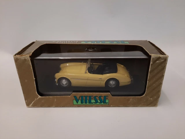 Vitesse 1/43 Scale 240 - 1958-61 Triumph TR3A Open Convertible - Yellow