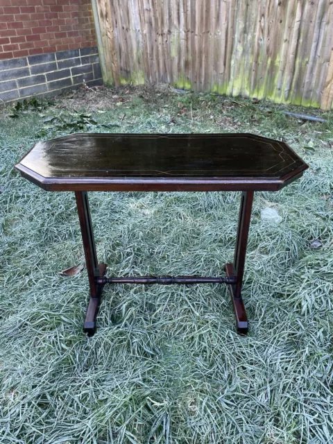 Antique Hall Table with Inlay