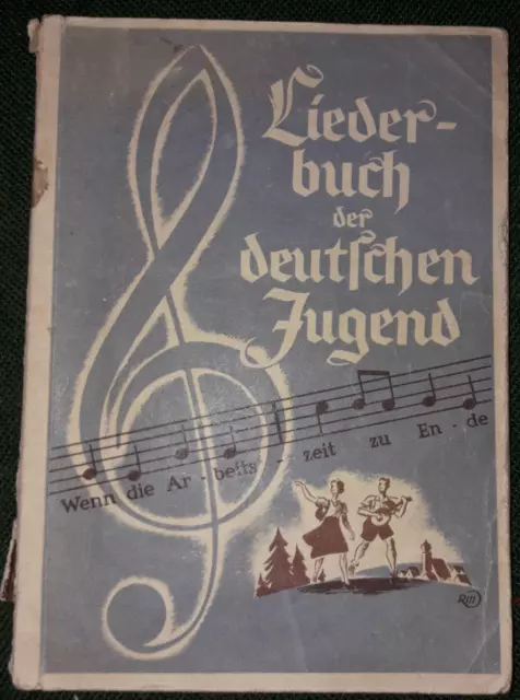 Liederbuch der Deutschen Jugend. 1. Auflage 1946, FDJ, Arbeiterkampflieder u.a.