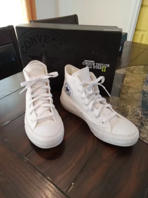 Converse High Tops White Womens 7.5 Slightly Used