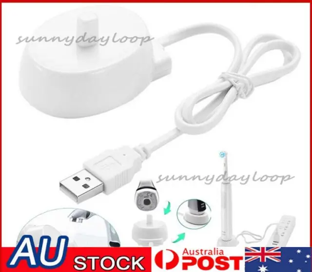 USB Plug Electric Toothbrush Charger Dock for Braun Oral B Charging Base New