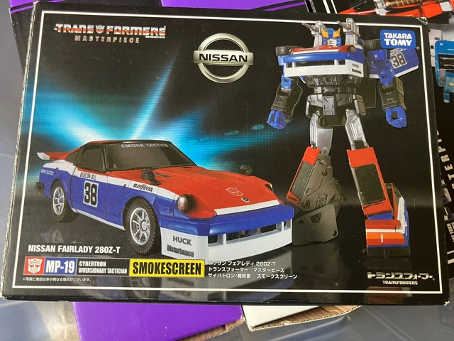 thumbnail interactive-video image 1 of Takara Tomy Transformers Masterpiece MP-19 Smokescreen Action Figure - Open Box Autobot 1 of 4