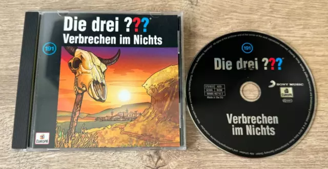 Die Drei ??? Fragezeichen ● Folge 191: Verbrechen im Nichts ● Hörspiel CD