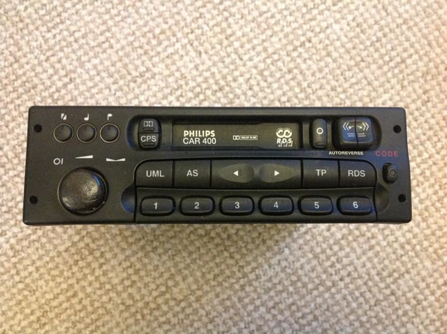 VAUXHALL PHILIPS CAR 400 Stereo Radio Cassette Player 90532621 DC 396 ...