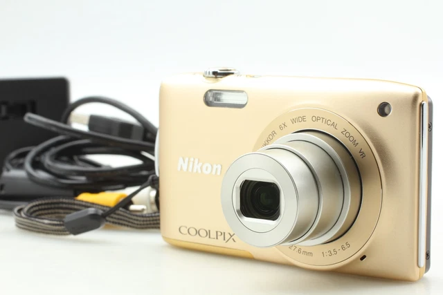 [ジャンク]Nikon COOLPIX S3300 ゴールド COOLPIX S3300(GL)｜Nikon デジタルカメラ COOLPIX