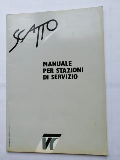 Piaggio Scatto Manuale Stazioni Di Servizio   Testo Italiano      (554)