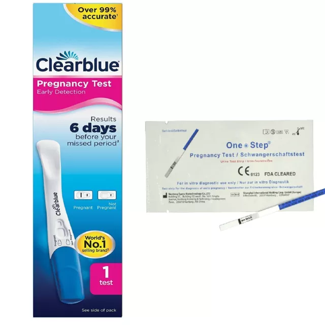 Clearblue Pregnancy Test Early Detection 1 Test Over 99% Accurate