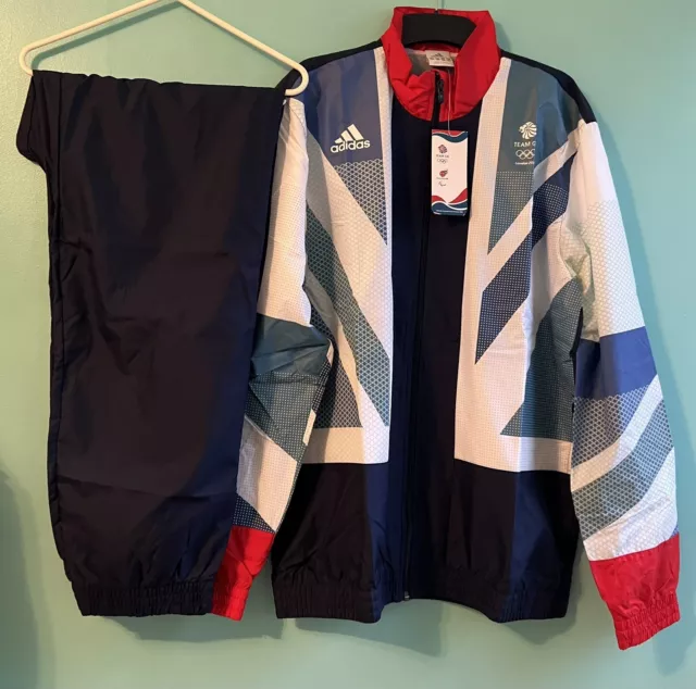 Men’s Adidas Team GB London Olympics 2012 Presentation Tracksuit Size XL