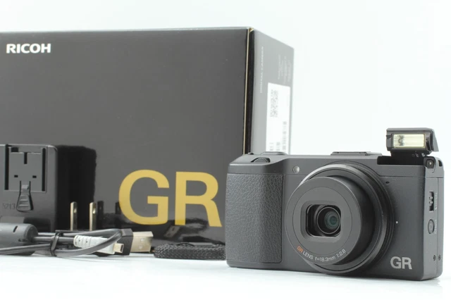 2450 Shots 【N MINT in Box】 Ricoh GR 16.2 MP Compact Digital Camera From Japan