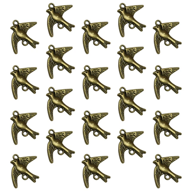 DIY DIY charm pendant set set 20 Stück Alloy Peace Dove Shape Anhänger Charms DI 6