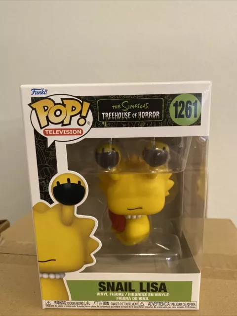 FUNKO POP! TELEVISION: The Simpsons: Snail Lisa (Vinyl Figure) Mint Ships Fast