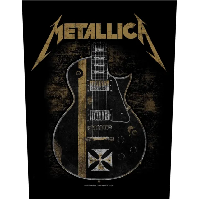 Metallica Hetfield Guitar Jacket Back Patch Official Heavy Metal