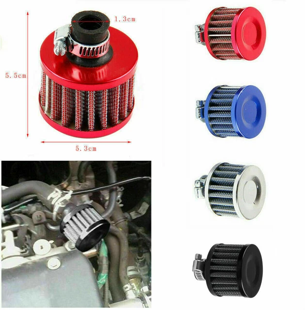 12MM COLD AIR Intake Filter Turbo Vent Crankcase Car Breather Valve