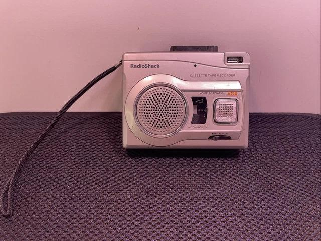Radio Shack CTR-122 Handheld Cassette Tape Recorder VOX Voice Activation