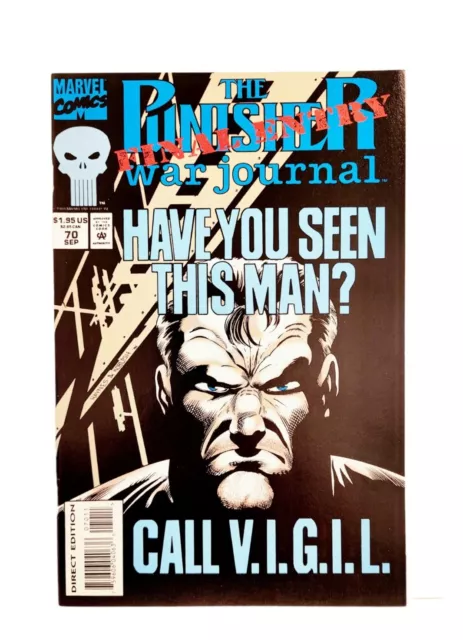 The Punisher War Journal Final Entry Comic Book Vol 1 #70  Marvel Comics 1994