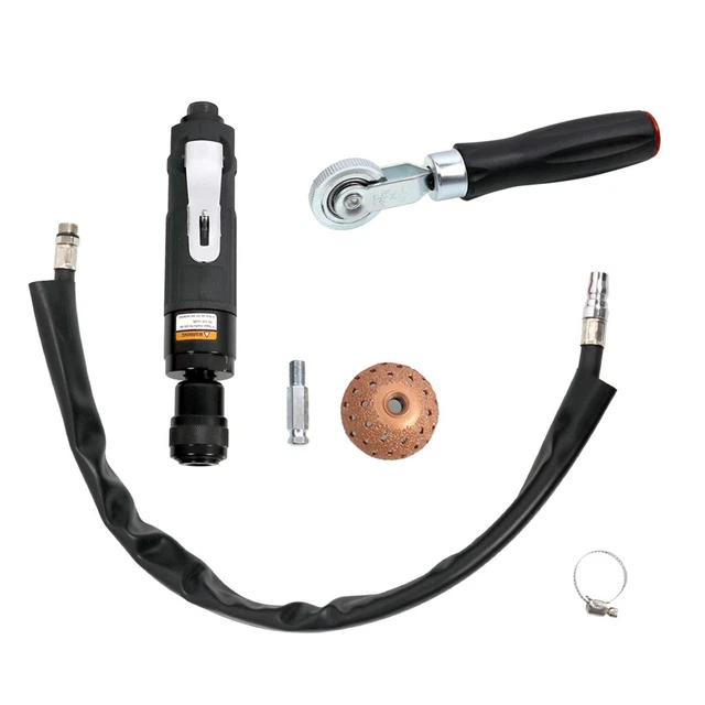 Kit De Réparation Pneus - Outil à Air Basse Vitesse 2500 Tr/min + Patches - Pour Moto, Vélo, Camion, Bateau