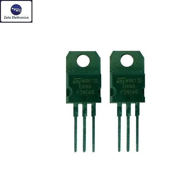 Transistor MOSFET STP7NK80Z (P7NK80Z) &ndash; Power 800V 3,3A TO220 &ndash; Nuovo