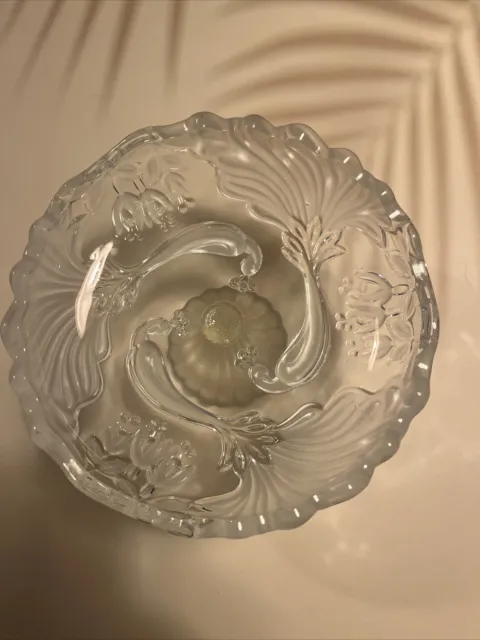 Coupe à fruits vide poche coupelle en verre, très bon état,