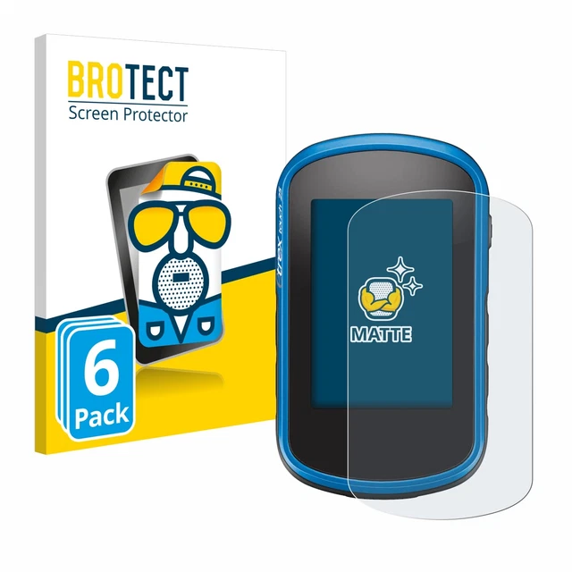 6x Antiriflesso Pellicola Protettiva Opaca per Garmin eTrex Touch 35 Protezione