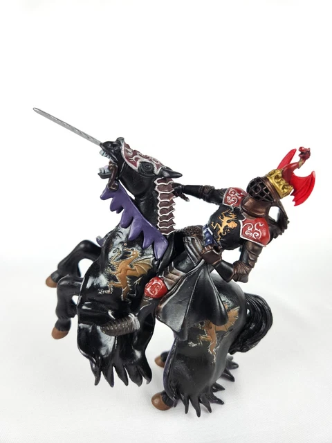 Figurines Papo – 3 Chevaliers à Cheval + 1 Tigre (Lot Occasion)
