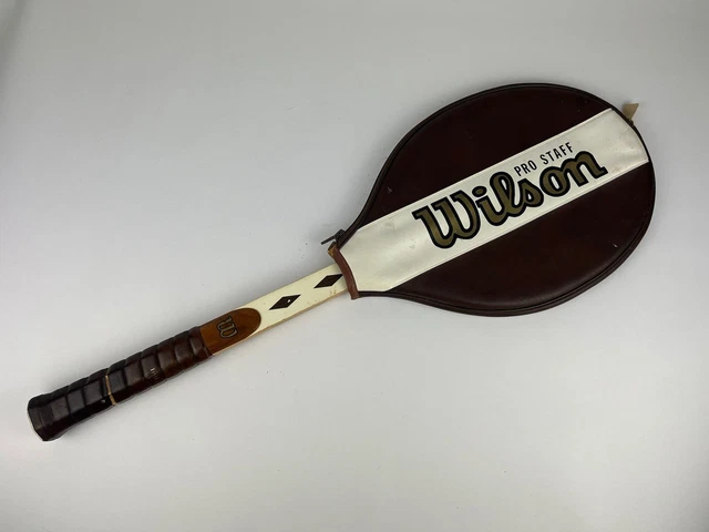 Raquette de tennis en bois Bancroft Bjorn Borg Wilson Jack Kramer Tom Campbell Advantage Raquette de tennis en bois Sports I - France