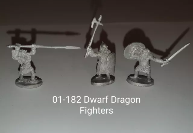 Ral Partha - 01-182 - Dwarf Dragon Fighters