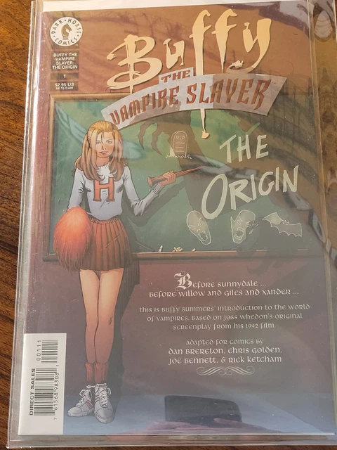 Buffy the Vampire Slayer/Dark Horse Comics, "The Origin" #1,2,3, Cartoon Cover