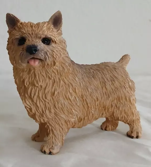 1992 Conversation Concepts Norwich Terrier Resin Dog Figurine 4"x1.25"