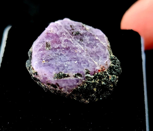 Pietra preziosa grezza sciolta grezza di rubino rosso naturale non...