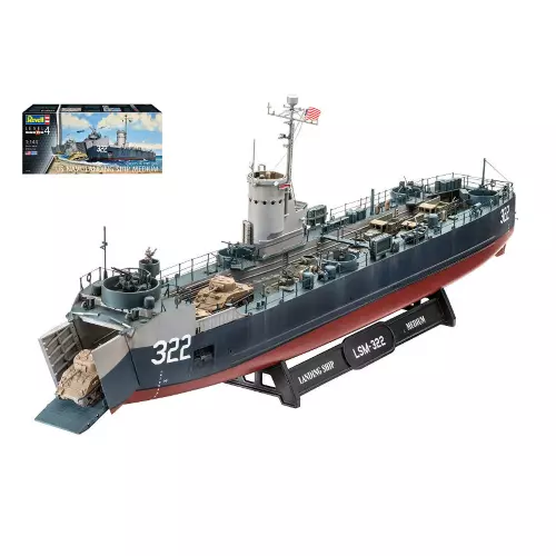 US NAVY LANDING SHIP MEDIUM KIT 1:144 Revell Kit Navi Die Cast Modellino