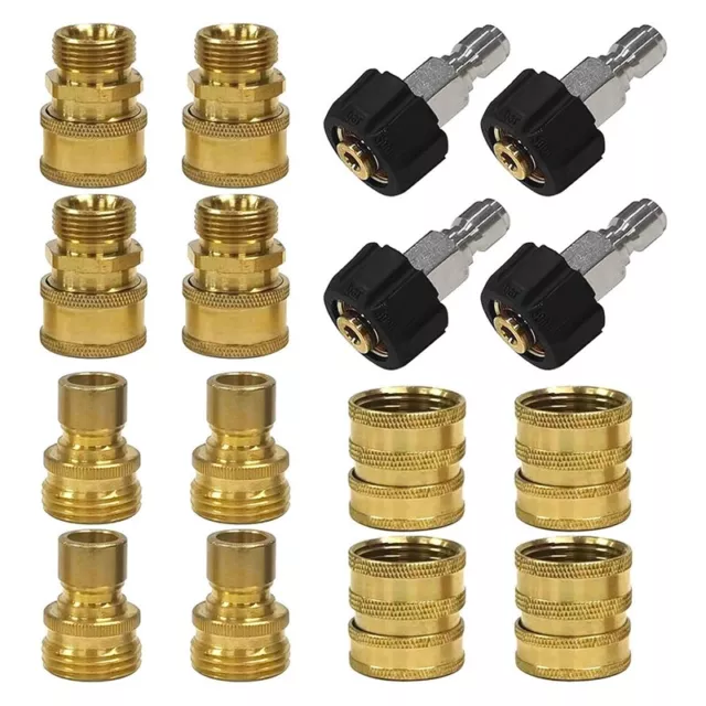 Kit D'Adaptateur de Rondelle 16, M22-14 Pivotant Vers Prise 1/2" 3/4" Mâle 5866