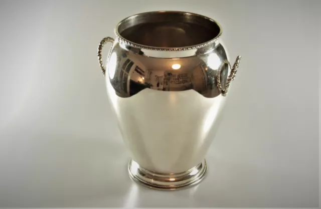 Vase silver 800 Italy 20th century