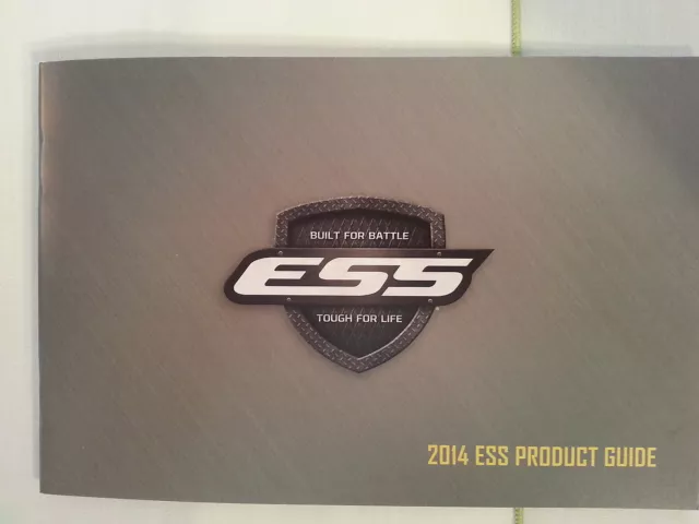 ESS Eye Safety Systems 2014 Catalog Booklet / 28 Pages Military