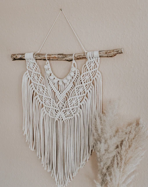 Hecho a Mano Macramé Colgante de Pared" Maui "