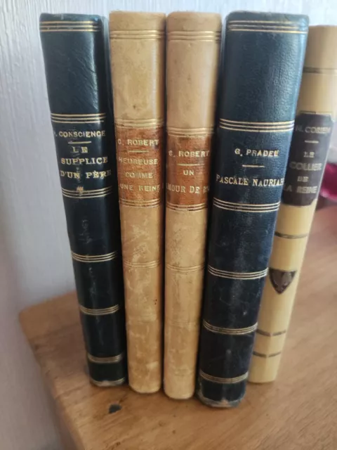 Lot De 5 Livres Anciens