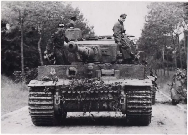 WW2 Photo German Tiger Tank in Normandy WWII Panzer World War Two Pzkpfw. VI