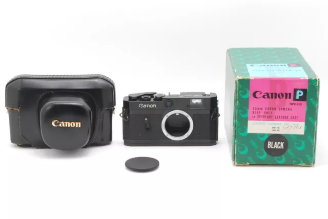 RARE!! [Near MINT] Canon P Original Black 35mm Film Camera Body Only From JAPAN