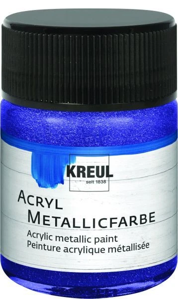 Kreul Acryl Metallicfarbe violett 50 ml  Verzierfarbe